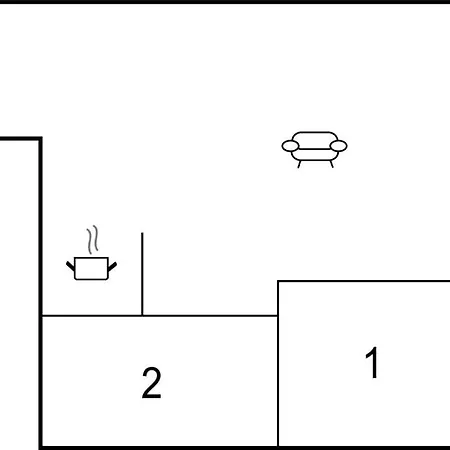 2 Bedroom Cozy In Dom wakacyjny *